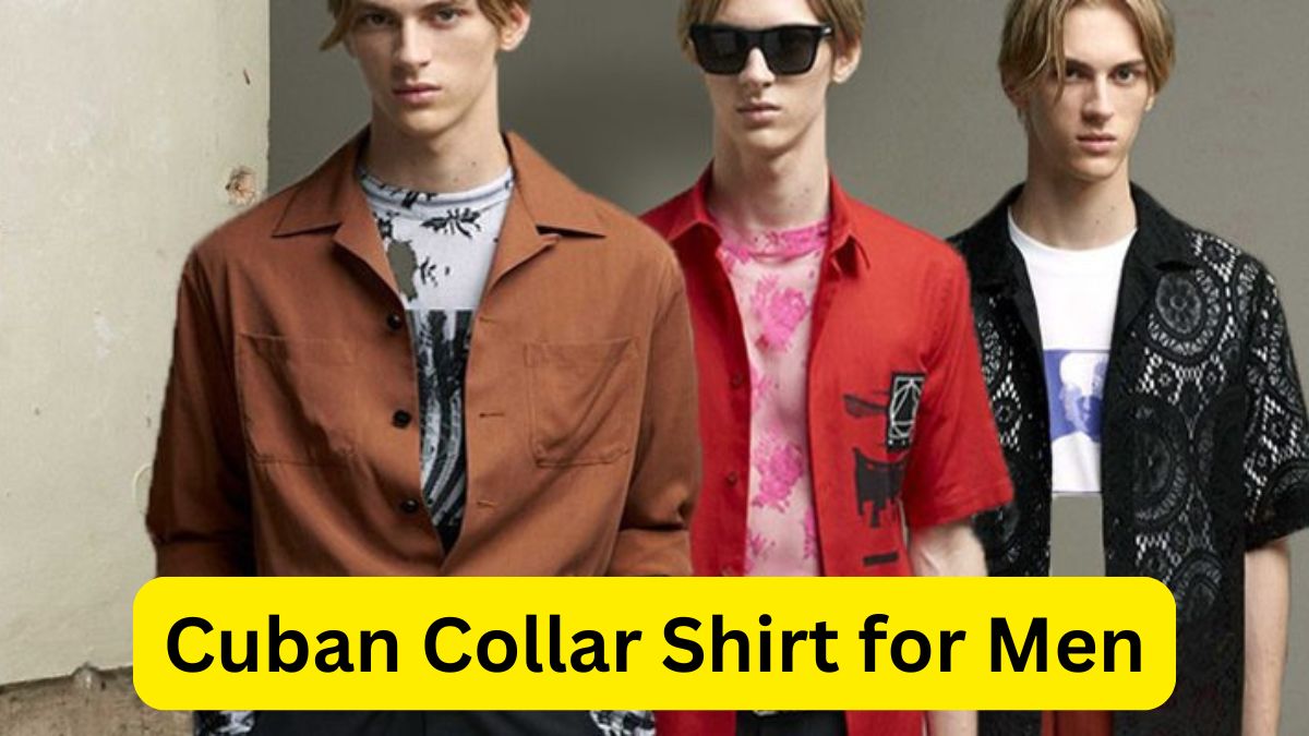 Cuban Collar Shirt for Men