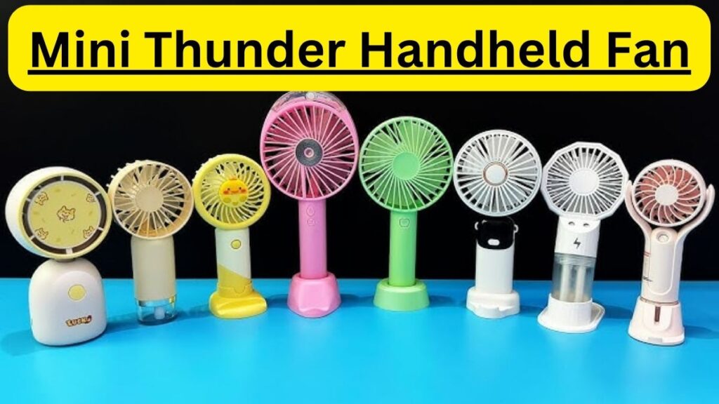 Mini Thunder Handheld Fan